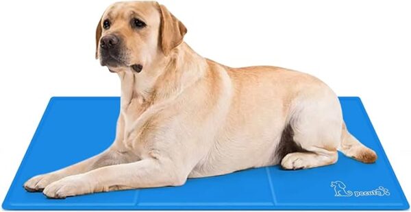 Pecute Dog Cooling Mat Large 90x50cm, Durable Pet Cool Mat Non-Toxic Gel Self Cooling Pad, Great for Dogs Cats in Hot Summer